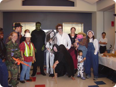 The Corbett Family at Halloween